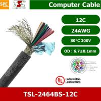 ราคา [ 1 เมตร ] TSL UL2464 12C สายคอมพิวเตอร์ 12คอร์ 0.2 mm2 300V 80C สายมัลติคอร์ TSL แบบชีลถัก มาตรฐานUL Braid Shield My... (5694144842)