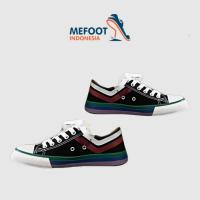 ราคา Putih MERAH HITAM Mfi รองเท้าผู้หญิงสีดํารองเท้าผ้าใบแฟชั่นเกาหลีผ้าใบวัสดุรองเท้าแบนสบายๆรุ่น Black List สีแดงและสีขาว KB12H (24887468385)