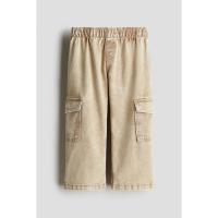 ราคา H&M(เอชแอนด์เอ็ม) กางเกงขายาวทรง Wide-leg พร้อมกระเป๋าแบบ cargo เด็กผู้หญิง 1249659_1 (28026626344)