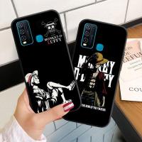 ราคา เคสโทรศัพท์มือถือ ซิลิโคนนิ่ม ลายวันพีช สีดํา สําหรับ Vivo Y30 Y30i Y50 Y51 Y53 Y55 5G (20478964099)