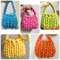 ราคา กระเป๋าไหมพรมถักไหมพรมยักษ์ (24929211041)