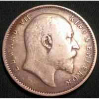ราคา บริติชอินเดีย (British India), ปี 1903, เหรียญเนื้อเงิน One Rupee, Edward VII (10306531031)