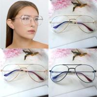 ราคา แว่นกรองแสง แว่นตากรองแสงสีฟ้า กรองแสงจอคอม กรองแสงมือถือ แว่นทรงAviator ป้องกันรังสี UVA/UVB, UV400 Anti-Blue Ligh (9484963442)