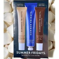 ราคา Summer Fridays The Holiday Trio Set with Lip Butter Balm in Hot Cocoa & Toasted Marshmallow and Jet Lag Mask (45702796234)