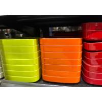 ราคา [ 1 ใบ ] ถาดสุกี้ 8 นิ้ว Siam Bestware สีเขียว ส้ม ขาว แดง ดำ คอนโดสุกี้ ถาดซ้อน ถาดชาบู กระบะสุกี้ ถาดอาหาร กระบะอาหาร (28607993948)