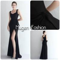 ราคา Mugen Fashion ( มูเกน แฟชั่น ) ชุดราตรี ชุดออกงาน เดรสราตรี เดรสออกงาน เดรสยาว (20278396825)
