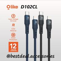 ราคา Olike D102CL USB-C to Lightning Braided Data Cable iPhone iPad (44155745662)