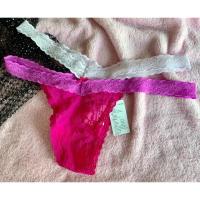 ราคา Victoria's Secret Underwear: Pink/ Purple สีชมพู ม่วง ลูกไม้ #งานป้าย #ของแท้ #พร้อมส่ง #แบรนด์เนม #ชุดชั้นใน (5837838145)