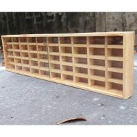 ราคา ตู้ไม้สำหรับใส่โมเดลวางรถ (2839289789)