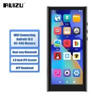 ราคา Ruizu H12 เครื่องเล่นเพลงบลูทูธ 64G รองรับ App ดาวน์โหลด SD การ์ดหน้าจอสัมผัส MP3 MP4 เครื่องเล่นแบบพกพา Walkman พร้อมลําโพง E-book (26460493744)