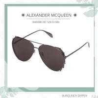 ราคา แว่นกันแดด Alexander McQueen : AM0308S 001 sz.63 (Ruthenium-Ruthenium-Grey) **Sale ไม่มีประกัน ** (12349291690)