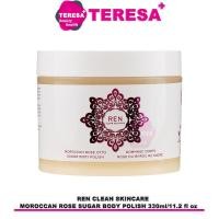 ราคา 【TERESA】IMPORT FROM UK uk REN CLEAN SKINCARE MOROCCAN ROSE SUGAR BODY POLISH 330ml/11.2 fl oz (23188224856)