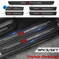 ราคา (FT) สติกเกอร์คาร์บอนไฟเบอร์ ป้องกันรอยขีดข่วน สําหรับติดตกแต่งประตูรถยนต์ Toyota Fortuner (25204734684)