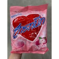 ราคา [ลูกค้าใหม่1บาท] (100เม็ด) ลูกอม Hartbeat ฮาร์ทบีท อินเทรน รสลิ้นจี่ แพ็ค 1ห่อ x 100 เม็ด (29702051003)