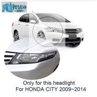 ราคา Rio 1SET(2PCS) ฝาครอบไฟหน้าสําหรับ HONDA CITY 2009 2010 2011 2012/ไฟหน้าฝาครอบเลนส์โปร่งใส (27630030294)