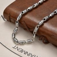 ราคา 925 เงินสเตอร์ลิง Seiko มรดกคลาสสิกหกตัวอักษร Mantra Tube สร้อยคอลูกปัด Retro สร้อยคออินเทรนด์สำหรั (28272994490)