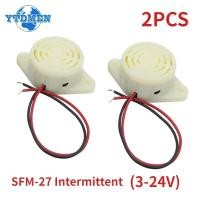 ราคา 2PCS SFM-27 Buzzer 95DB Active Buzzer High-decibel 3-24V 12V อิเล็กทรอนิกส์ Buzzers Beep Alarm Intermittent, สําหรับ Arduino (42524260502)