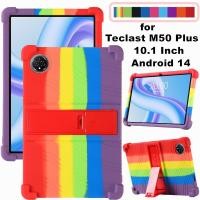 ราคา for Teclast M50 Plus 10.1 Inch Android 14 Tablet Case Super Shockproof Soft Silicone Protective Case Stand Cover (27482333167)