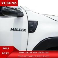 ราคา Decorative Side Vent cover For Toyota Hilux Revo Rocco 2016 2017 2018 2019 2020 2021 2022 4x4 4x2 S (54302399287)