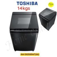 ราคา AW-DG1500WT(KK) เครื่องซักผ้าอัตโนมัติ 14กก TOSHIBA (14174201942)