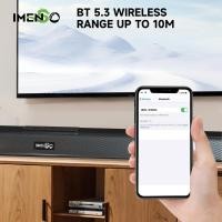 ราคา TV Speaker with Soundbar ลำโพงซาวด์บาร์ 100W ลำโพงทีวี wireless/wired Audio สเตอริโอไร้สายบลูทูธ ซาวด์บาร์ทีว (40022098274)