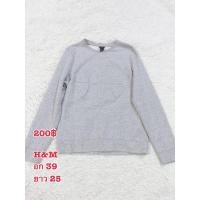 ราคา H&M เสื้อสเวตเตอร์ ผ้าสำลี (22442389678)