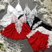 ราคา ชุดนอนผ้าชีฟองลูกไม้สีขาวพร้อมกรีดและโบว์ SIZE UNDER 55KG (44025798865)