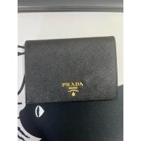ราคา Unusedกระเป๋าสตางค์ PRADA Bifold Safiiano ของแท้ (40924885387)