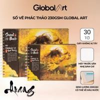 ราคา Global Art Optical Sketchbook A4 A5 Sketchbook 230gsm 30 แผ่นกระดาษไม่ฟอกขาวกระดาษวาดภาพมืออาชีพ (42952728822)