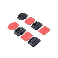 ราคา 4pcs Flat Mounts&Curved Mounts + 3M Adhesive Pads Set for Gopro Hero 3 3+ 4 (7253747536)