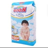 ราคา ผ้าอ้อมสำเร็จรูป กูนน์ พรีเมี่ยม 6แก้ว แบบเทป L50Goon premium tape (ห่อ) (10921561464)