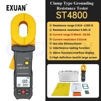 ราคา Ground Earth Resistance Tester Multifunction Digital Clamp Meter LCD Display Alarm Clamp Ammeter ST (54702984567)