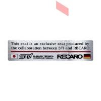 ราคา เพลท RECARO ติดรางเบาะ สำหรับรถ Subaru STI อะไหล่แท้ นำเข้าจากญี่ปุ่น (14294500821)