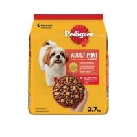 ราคา Pedigree เพดดิกรี มินิ อาหารสุนัขพันธุ์เล็ก รสเนื้อวัว เนื้อแกะ และผัก ขนาด 2.7 กก. (42610932409)