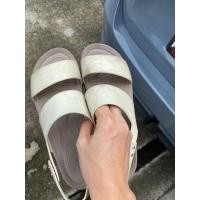 ราคา รองเท้าส้นตึก รัดส้นเท้า Croc สีขาว ของแท้ มือสอง (23657141689)