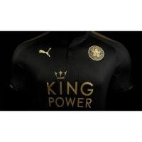 ราคา [ของแท้] เสื้อฟุตบอล เลสเตอร์ Leicester City 2017/2018 เยือนสีดำ (1269919603)