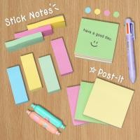 ราคา Sticky note กระดาษโน๊ต มีกาวในตัว (22243861244)