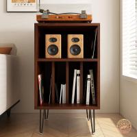 ราคา Vinyl record storage rack, storage rack, CD stereo cabinet, display rack, magazine cabinet (47653384935)