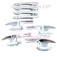 ราคา Mazda2 ปี2009-2014 เบ้ากันรอย ครอบมือจับ สีโครเมี่ยมโลโก้แดง มาสด้า2 #mazda #กันรอย (42971966725)