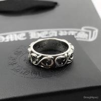 ราคา ChromeHeartsเงินแท้ยี่ห้อ Croc Heart925แหวนหวายนิรันดร์ (22962075351)
