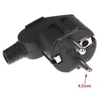 ราคา ปลั๊กตัวผู้หัวกลม 2 ขา แบบงอ 90 องศา เตารีด หม้อหุงข้าว เตา กระทะไฟฟ้า ขนาด 16 แอมป์ งานซ่อมเครื่องใช้ไฟฟ้า SCHUKO AC (26004485653)