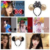 ราคา JARRED Minnie Mouse Headwear, การ์ตูนเลื่อม Mickey หูแถบคาดศีรษะ, Hairband Performance Props ผม Hoop เจ้าหญิงเด็ก (48103221831)