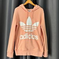 ราคา เสื้อมีฮู้ดตัวยาว ADIDAS HOODIE : สีชมพูพีช ของแท้ 100% (24311954715)