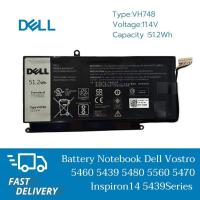 ราคา (ส่งฟรี รับประกัน 1 ปี)แบตเตอรี่ โน๊ตบุ๊คBattery Dell Vostro 5460 5439 5480 5560 5470 Inspiron14 5439 Series VH748ของแท้ (43561094629)