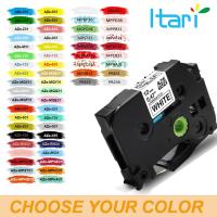 ราคา Muticolors tze231 tape 1pcs Compatible for Brother P-Touch PT-D210 Printer label tape 12mm Black on White Tz TZe-231 Lab (6585254934)