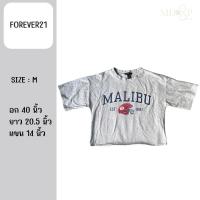 ราคา มือสอง เสื้อยืดครอป forever21 (28921041307)
