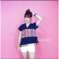 ราคา ชุดพื้นเมือง ชุดกระเหรี่ยง ชุดชาวเขา เดรสผ้าฝ้าย เดรสพื้นเมือง ชุดผ้าฝ้าย ชุดดอย✨ (22620454)