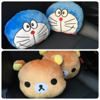 ราคา (2 ชิ้น) ผ้า หมอนรองคอในรถ#โดเรม่อน#หมีริรัคคุมะ แพ๊คคู่ เลือกลายได้ค่ะ (8816682880)