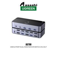 ราคา UGREEN DISPLAYPORT DUAL MONITOR KVM SWITCH 2 IN 2 OUT - UG-AK700-55851 (40772817774)