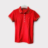 ราคา MERAH Nautica เสื้อโปโลผู้หญิง | เสื้อโปโลผู้หญิงสีแดง (41954982615)